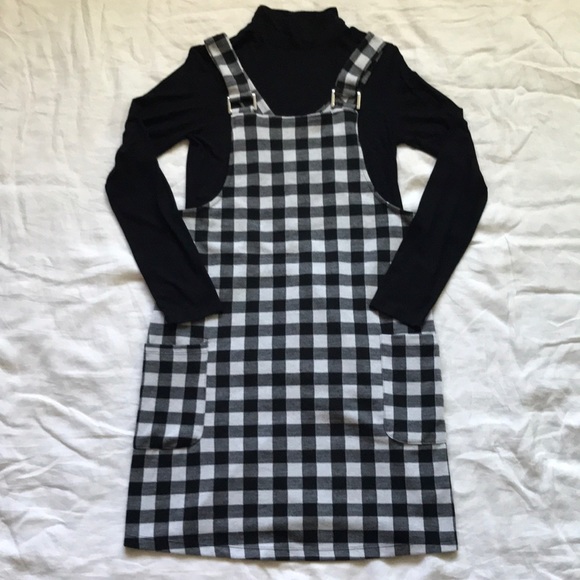 black jumper dress new look